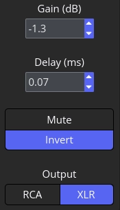 Additional Options Panel